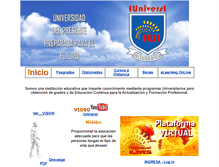 Tablet Screenshot of iuniversi.com